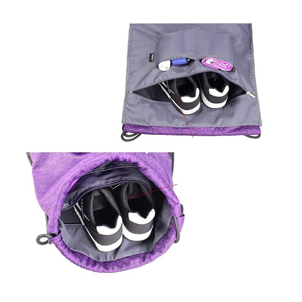 Drawstring Backpack Sackpack Gym Sack String Bag 3