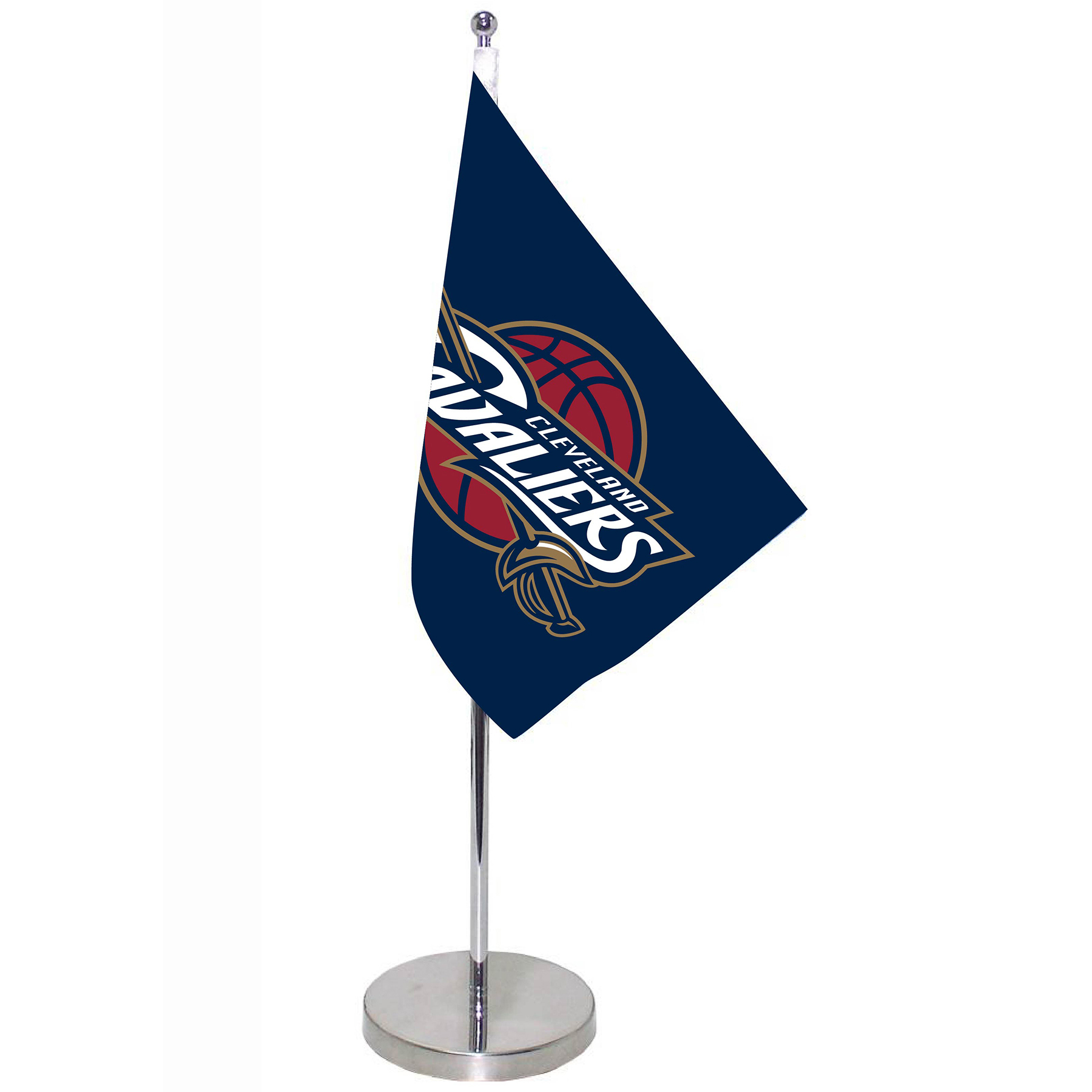 10.6-19.3" Metal Telescopic Flagpole with One Double Sided Flag 6