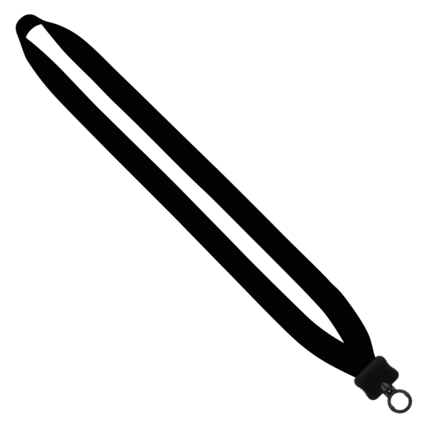 3/4" Cotton Lanyard with Plastic Clamshell & O-Ring 103