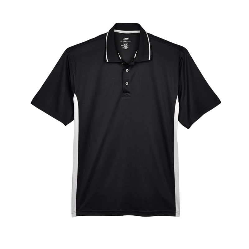 UltraClub Mens Cool & Dry Sport Two-Tone Polo 13