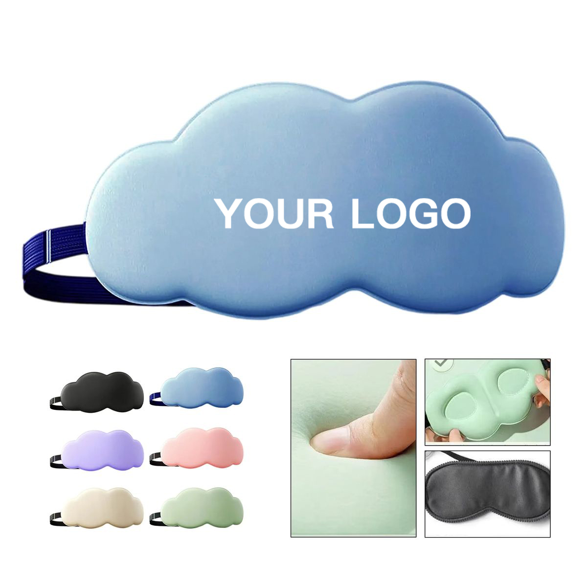 Soft 3D Sleep Mask Blocks Light with Ergonomic Shape 3