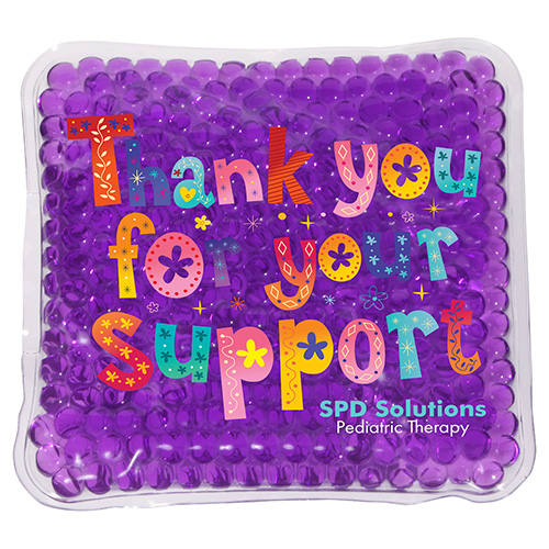 Full-Color Square Aqua Pearls™ Hot/Cold Pack 66