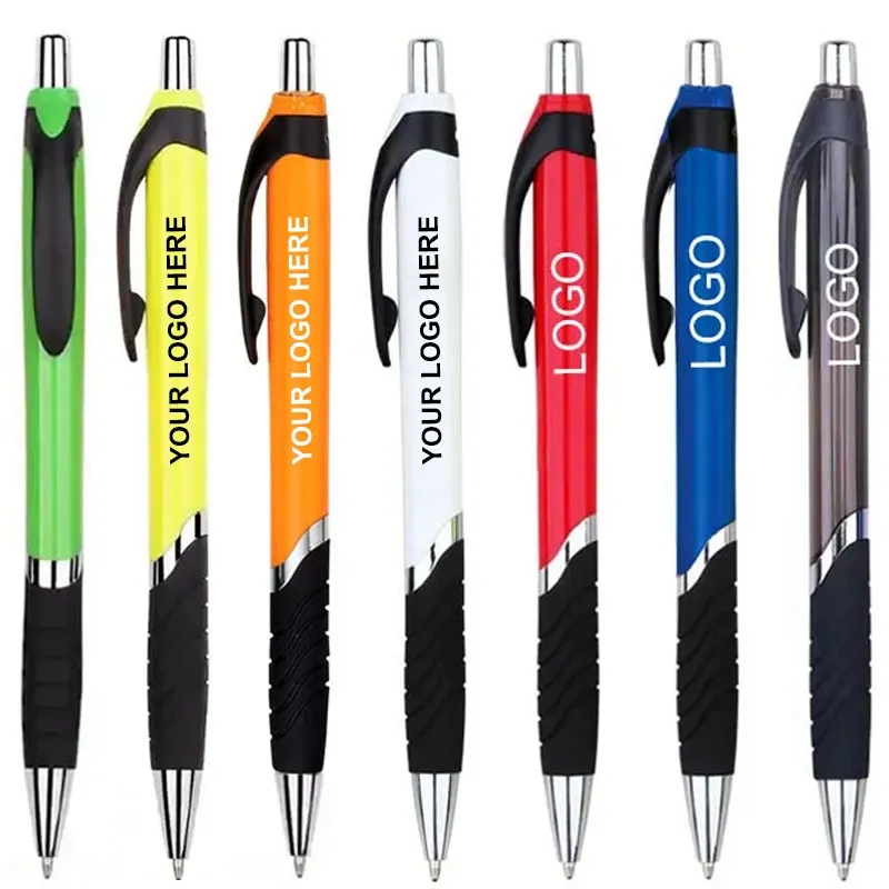 Promotional Turbo Ballpoint Pen with Rubber Grip 2