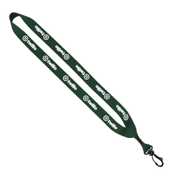 3/4" Polyester Lanyard with Swivel Snap Hook 40