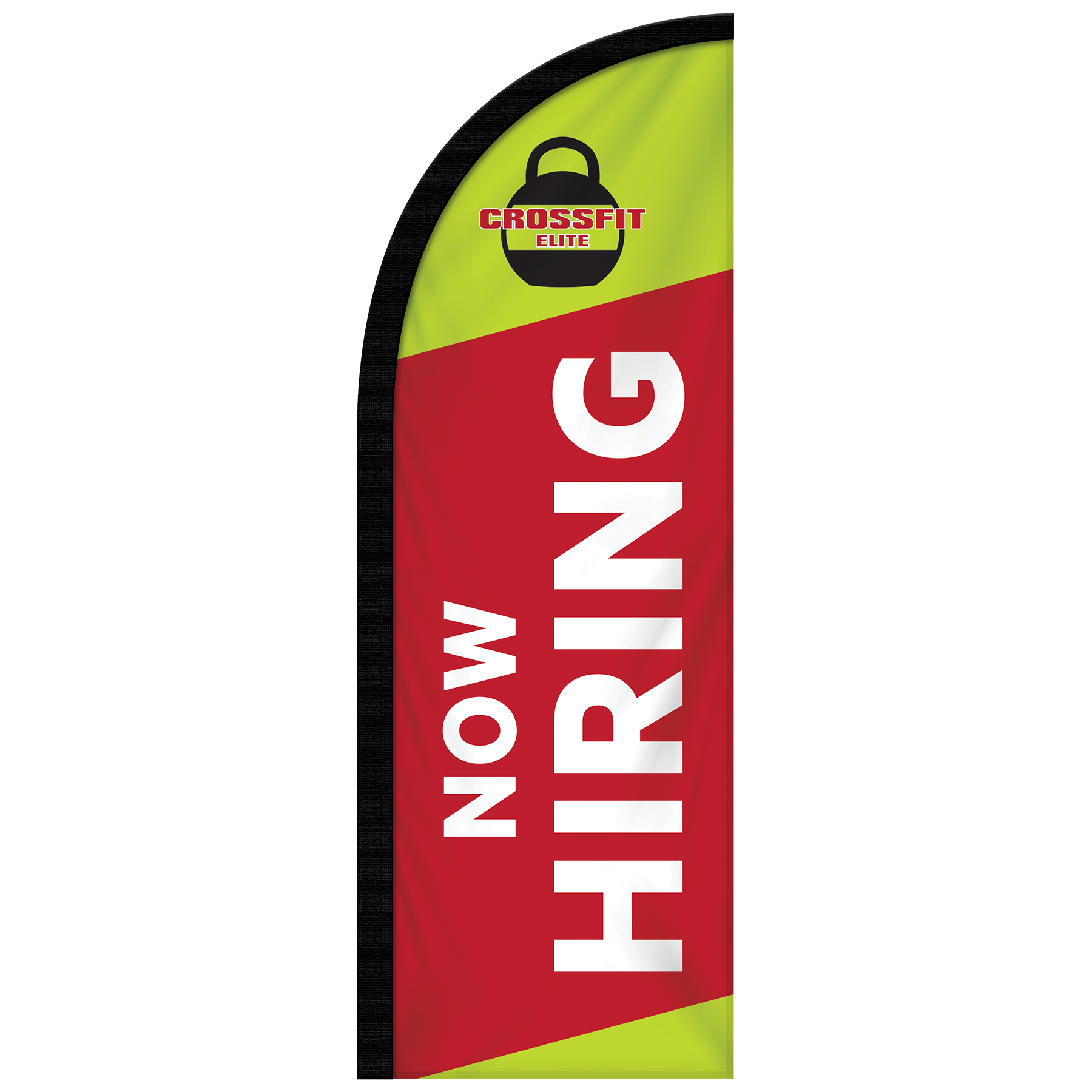 6' Double Sided Custom Portable Half Drop Banners 11