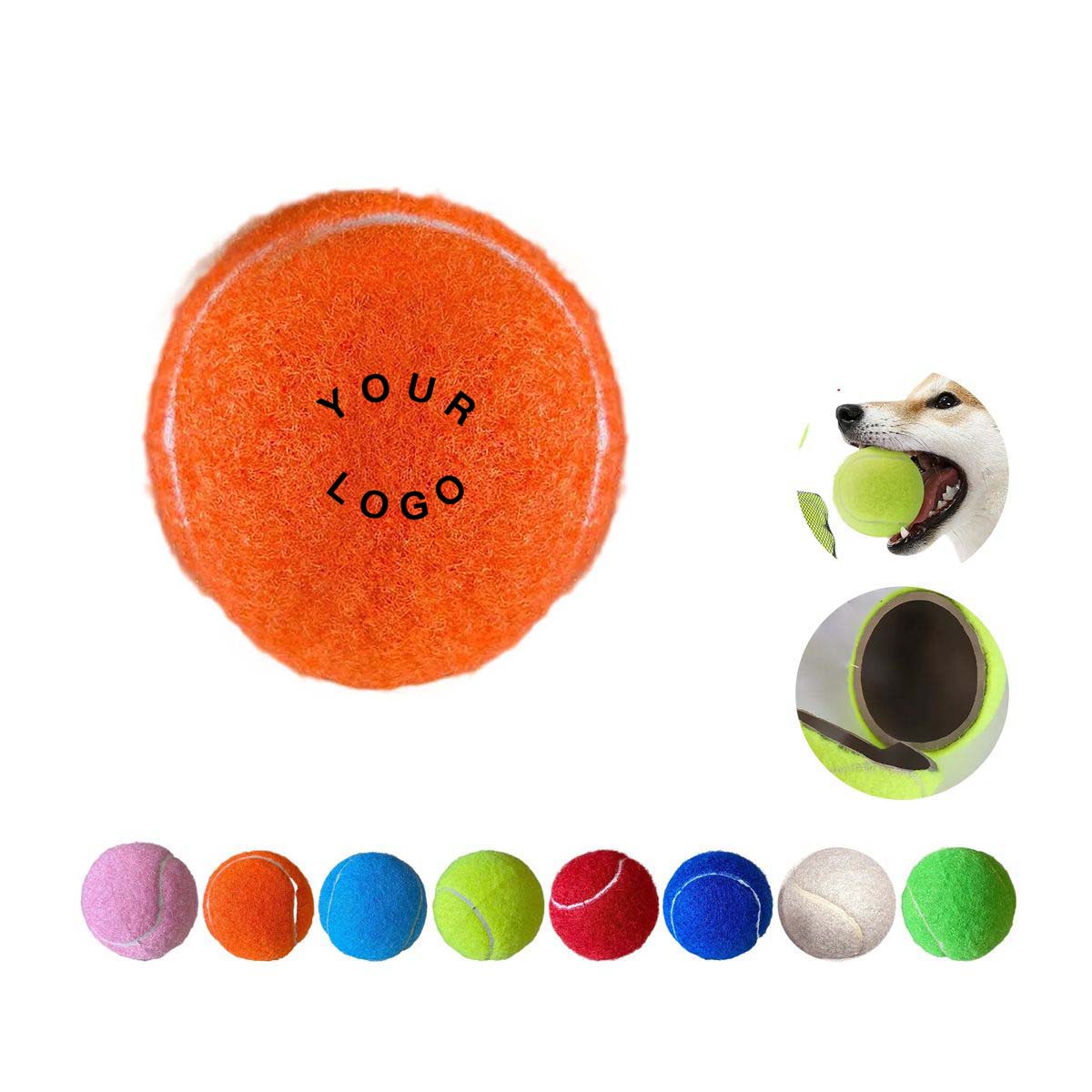 Rubber Dog Ball for Small and Medium Breeds 2