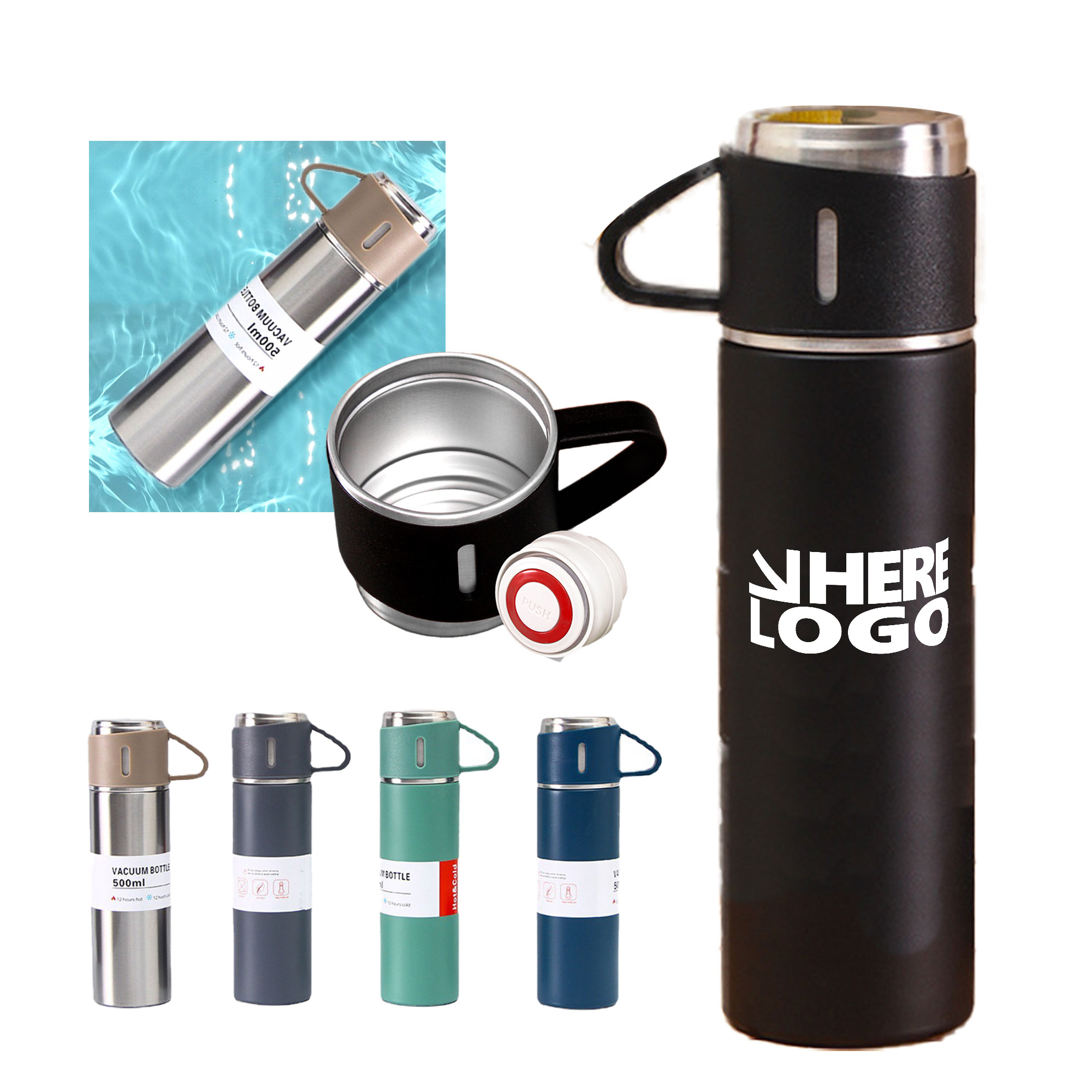 16.9 Oz Recycled Double wall Stainless Tumbler 2