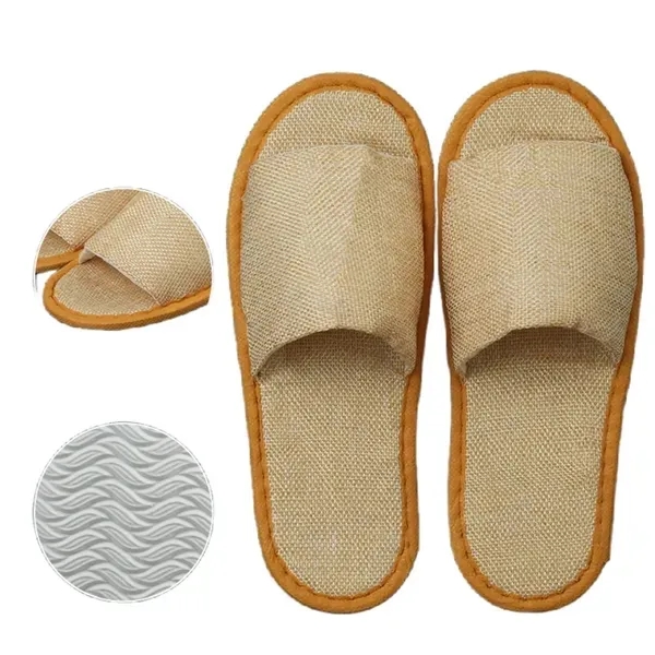 Disposable Linen Slippers - Premium Quality Comfort 8