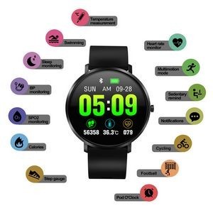 Fitness Bracelet Tracker With Body Temperature Sensor 4