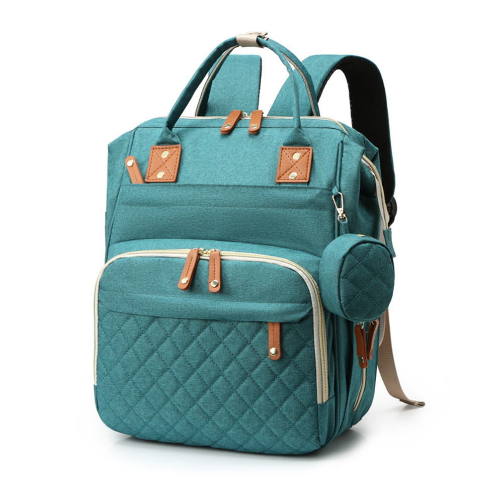 3 in 1 Diaper Bag Backpack with Bassinet Bed Mat Pad 1