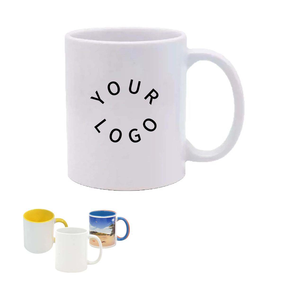 Standard 11 Oz Ceramic Drinking Cup 2