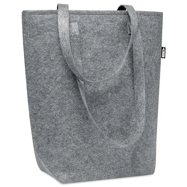 Oceania Recycled PET Felt Tote, custom tote bag with logo imprint 2