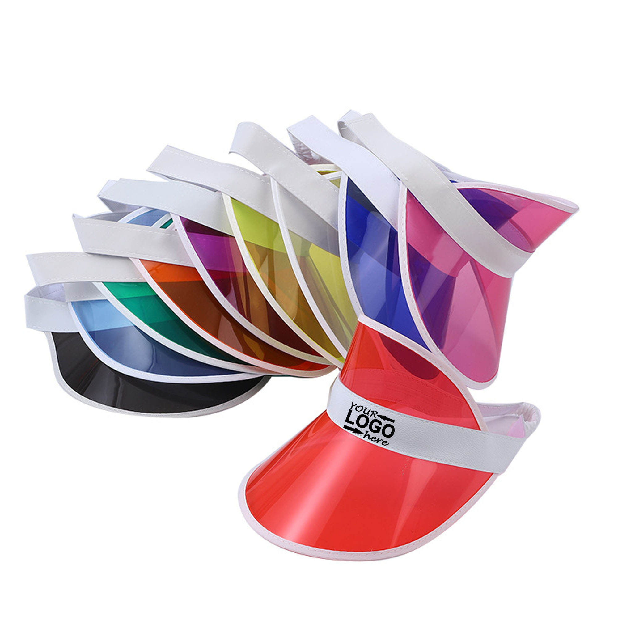 Clear Sun Visor Hats For Summer Rush Service 2