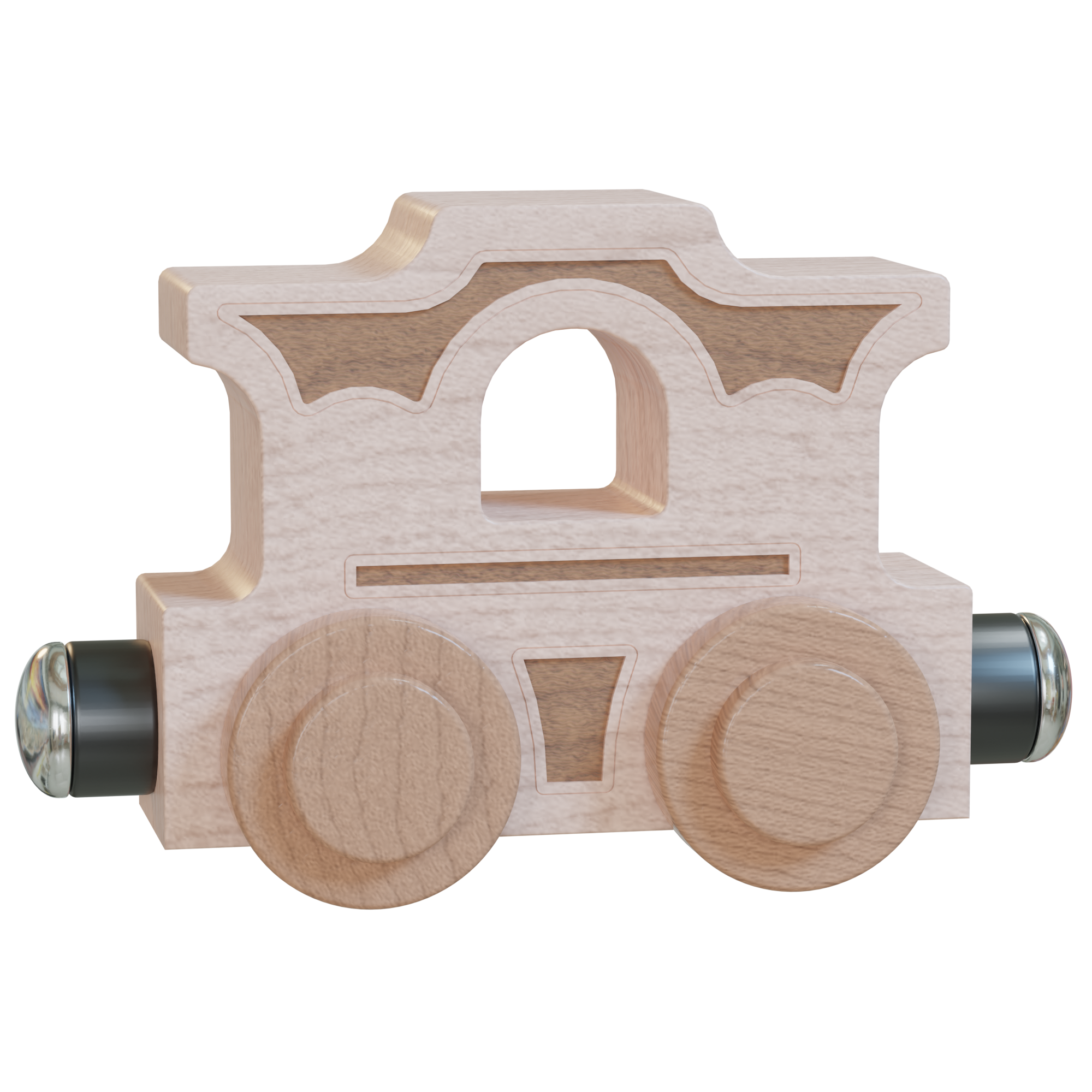 Wood Train Caboose LASER 2