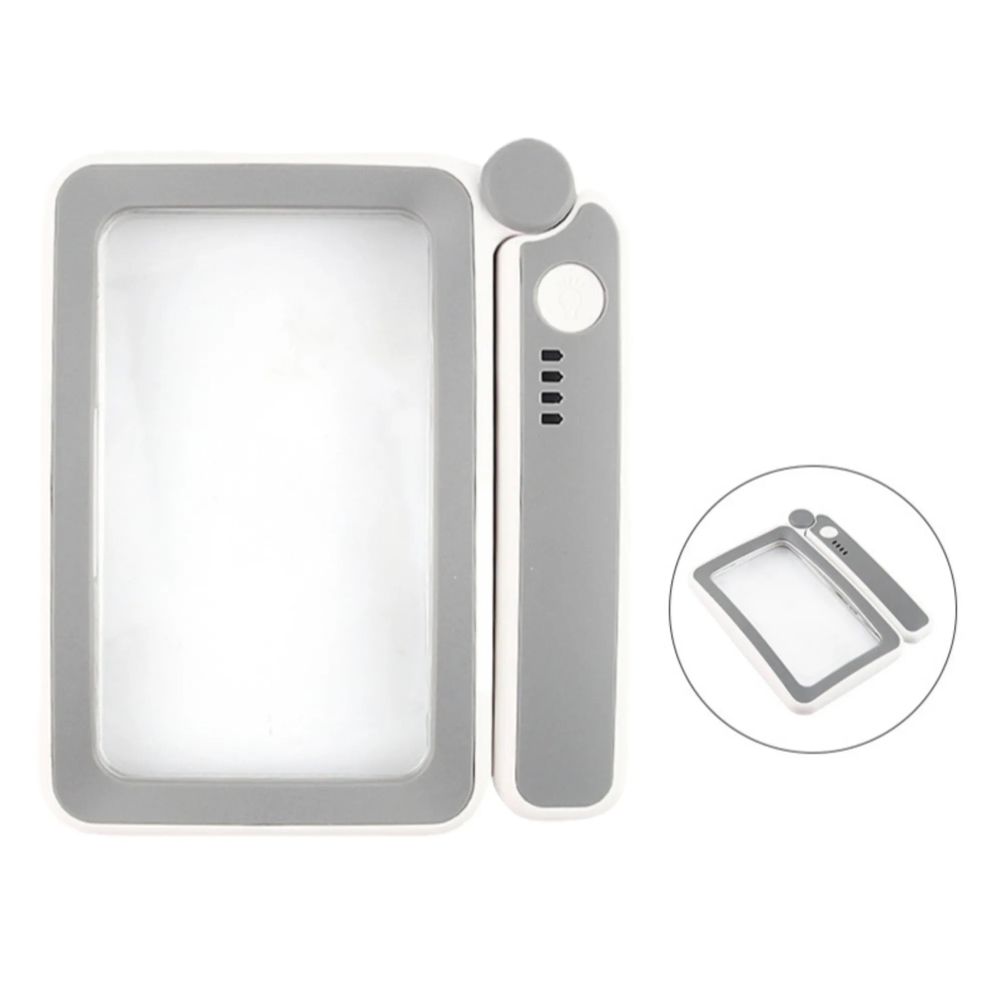 LED Illuminated Magnifier With Foldable Handle 1