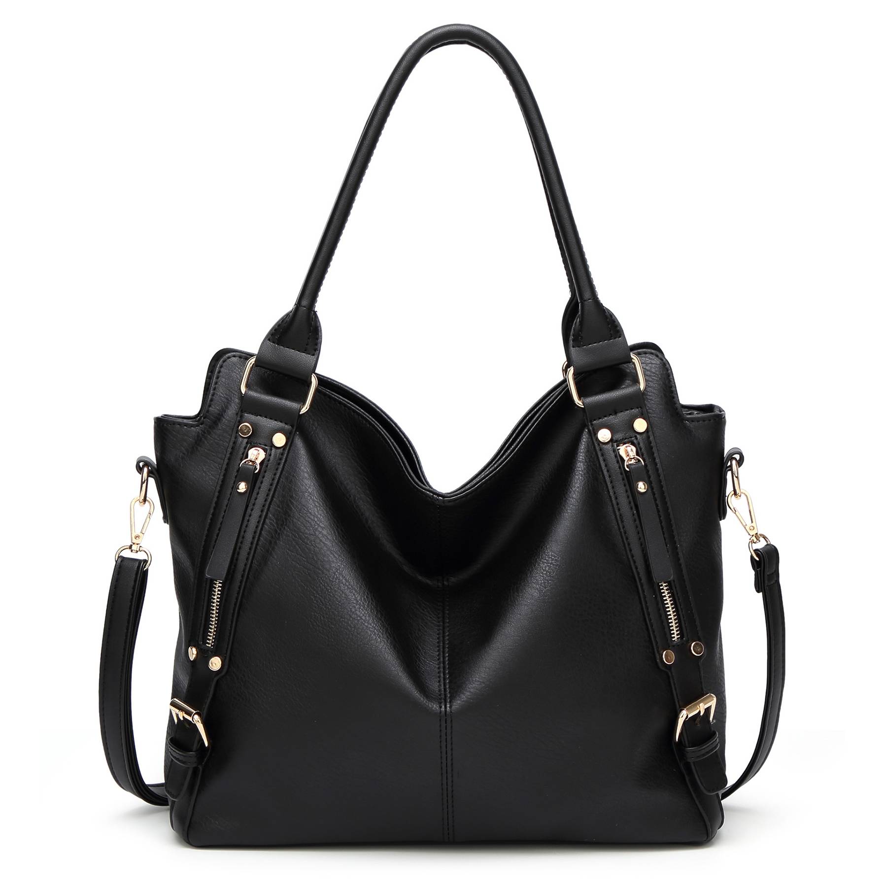 PU Shoulder Tote Bag for Women, custom tote bag with logo imprint 2