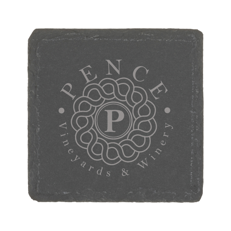 Natural Slate Stone Square Coaster 1