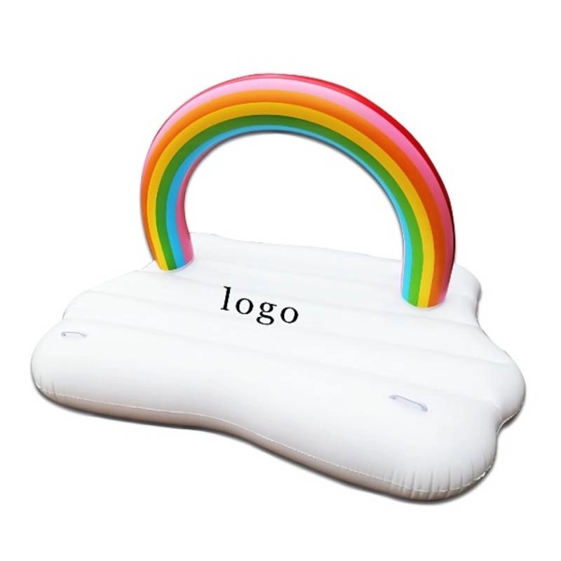 Inflatable Rainbow Cloud Pool Float 4