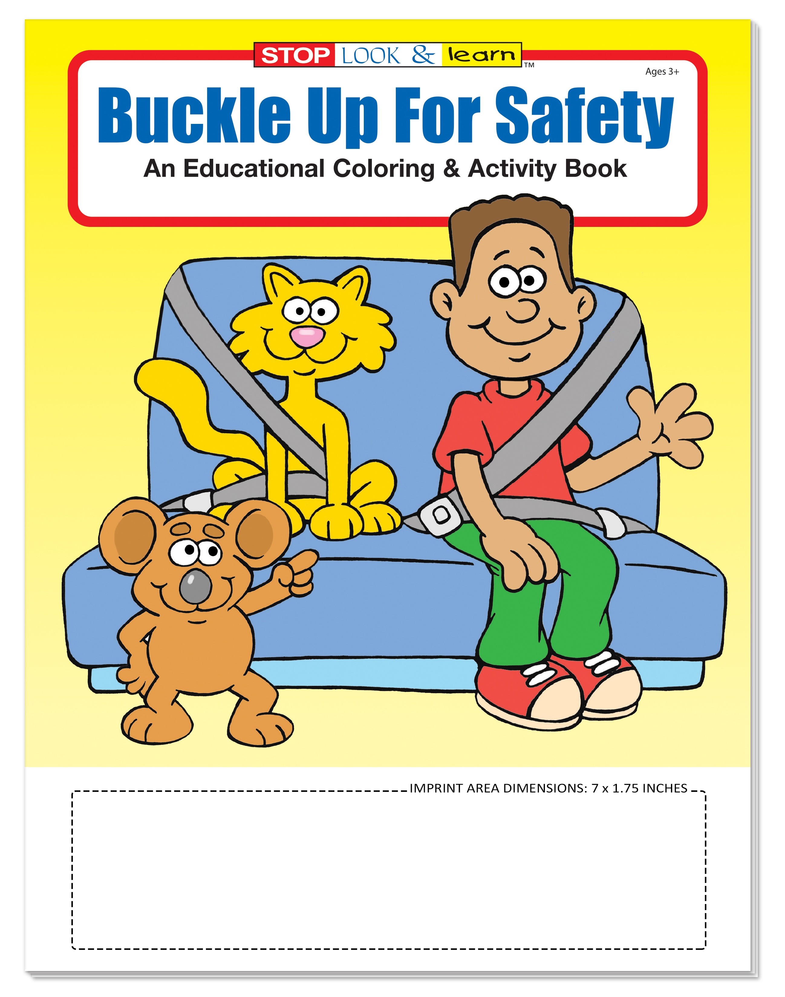 COLORING BOOK - Buckle Up for Safety Coloring & Activity Book 4