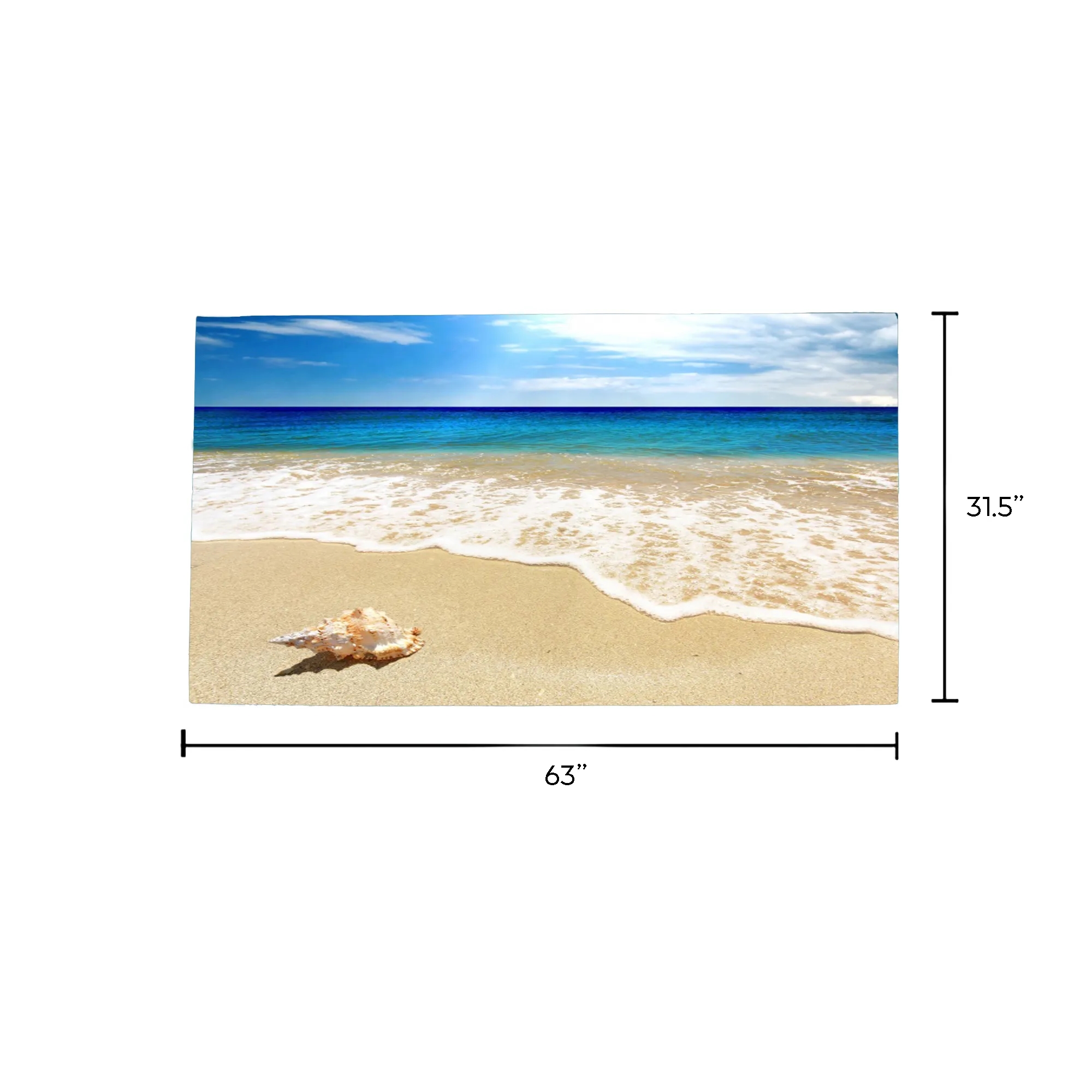 Full Colour Customised Beach Towel 2