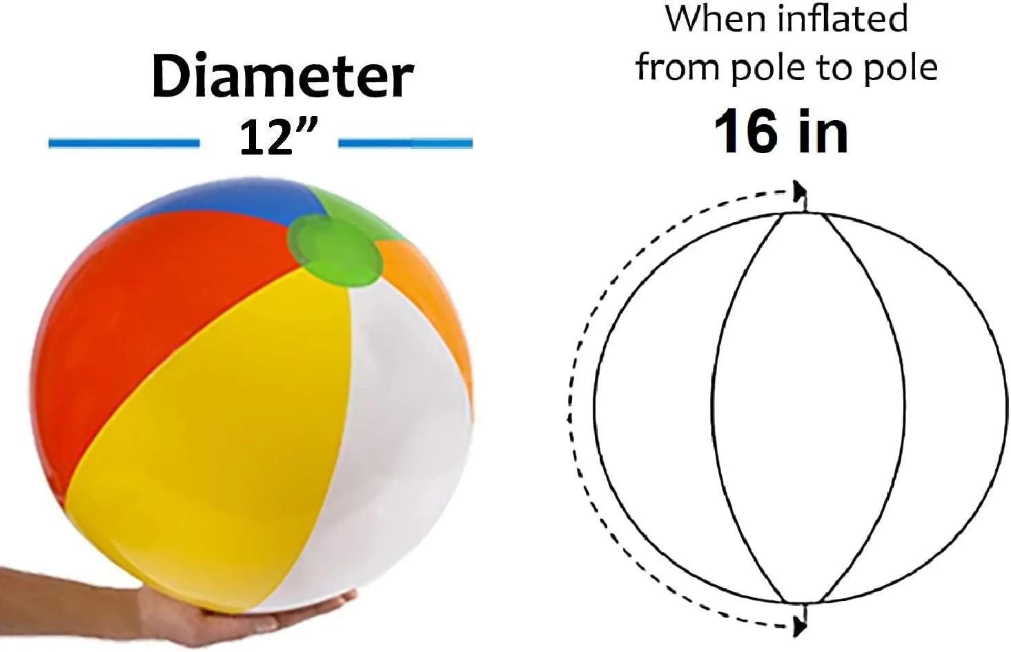 16 Inch Inflatable Beach Balls 5