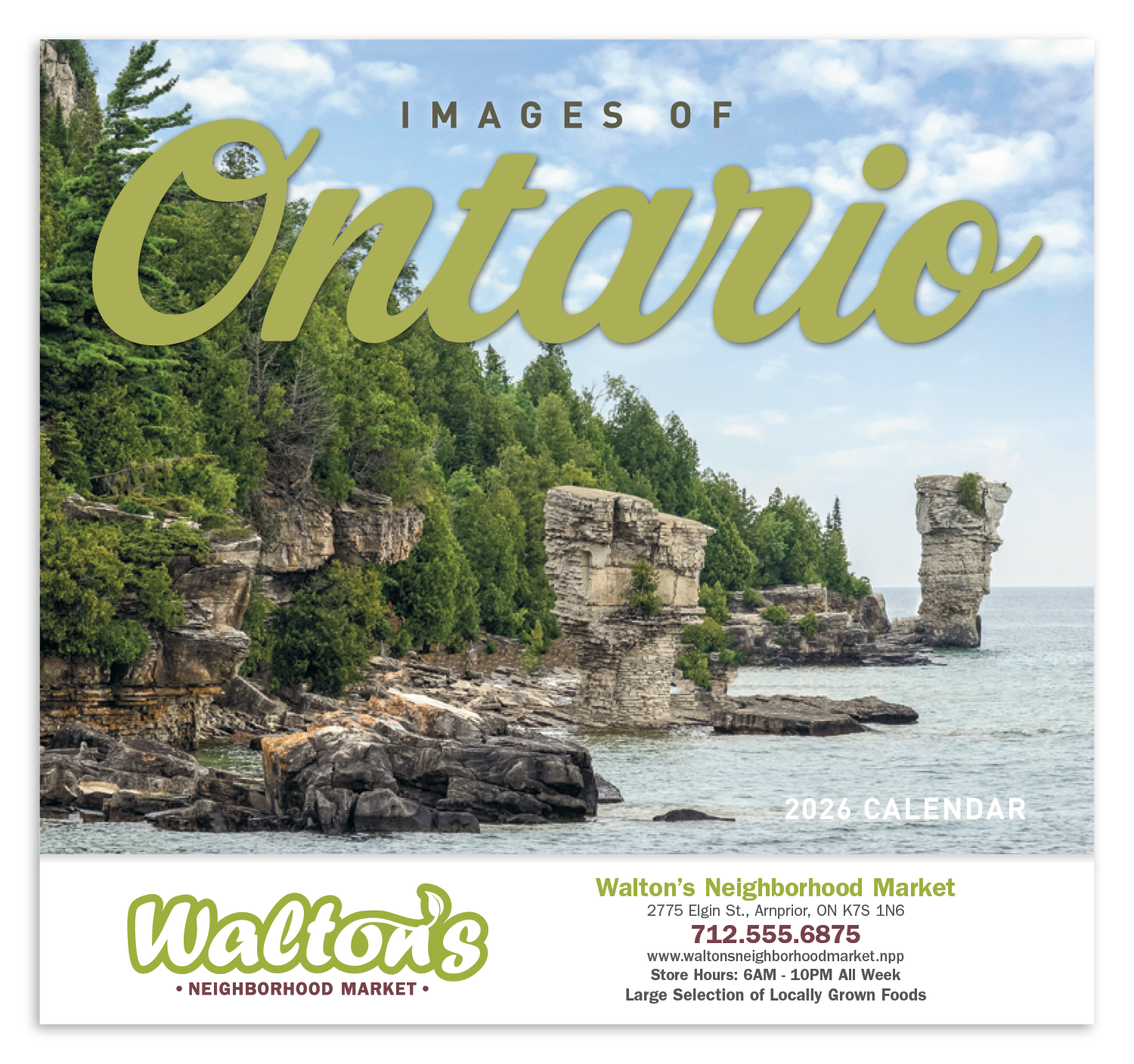 Good Value™ Images of Ontario - Stapled Calendar 24