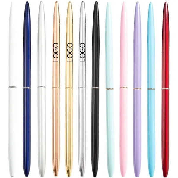 Promotional Slim Metal Twist Ballpoint Pen 4