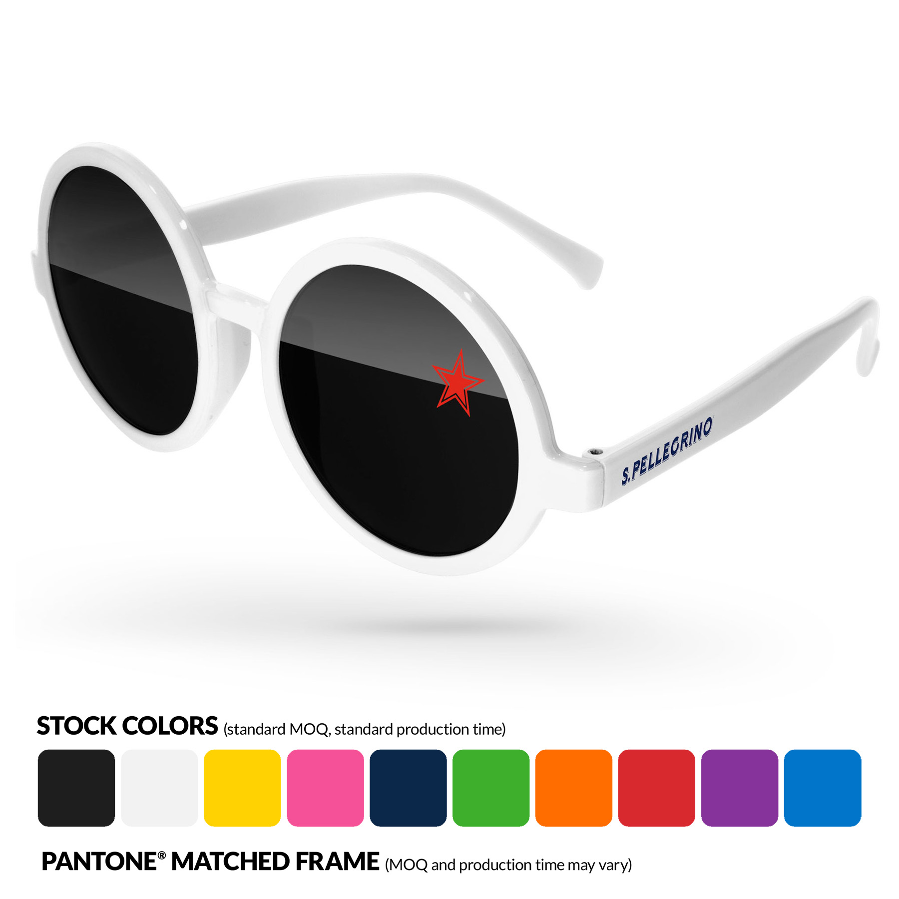 Iris Promotional Sunglasses w/ Lens & Temple Imprint 3
