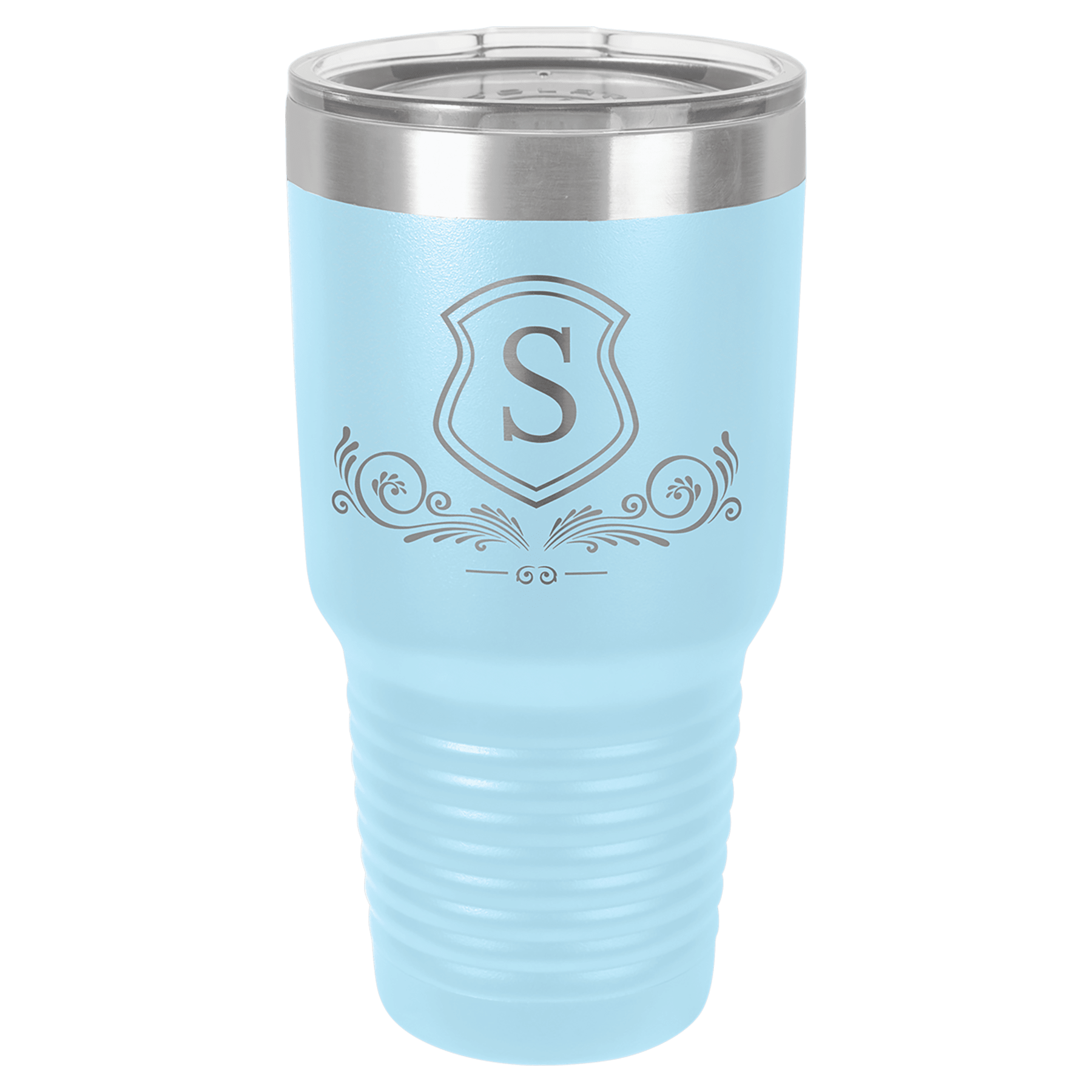 Polar Camel 30 Oz. Vacuum Insulated Ringneck Tumbler With Clear Lid 12