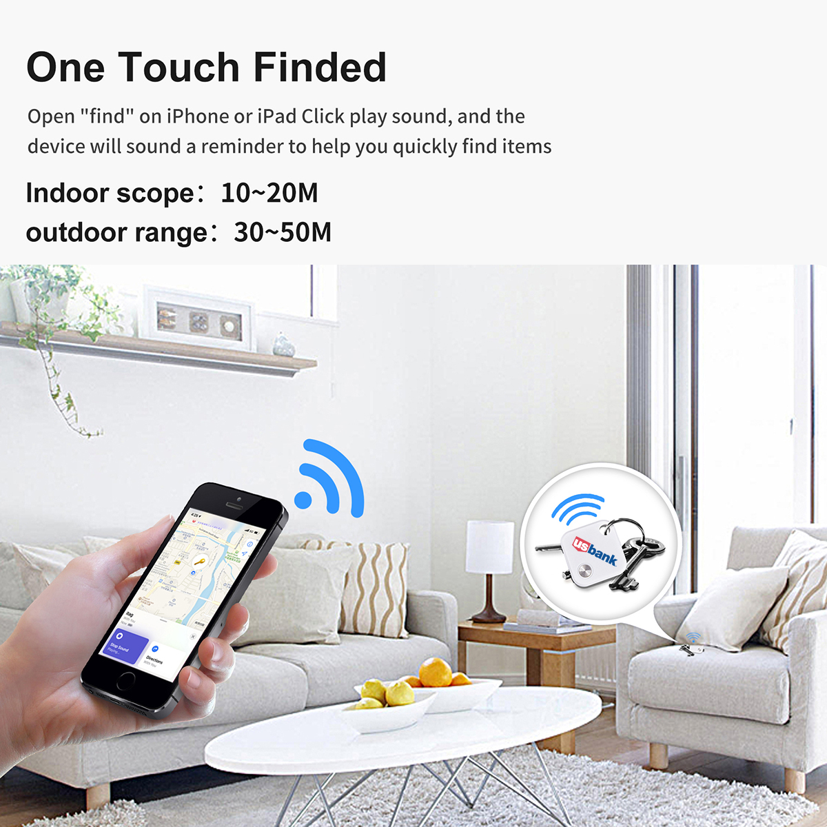 Smart Key Finder - ABS, CE & ROHS Certified 10