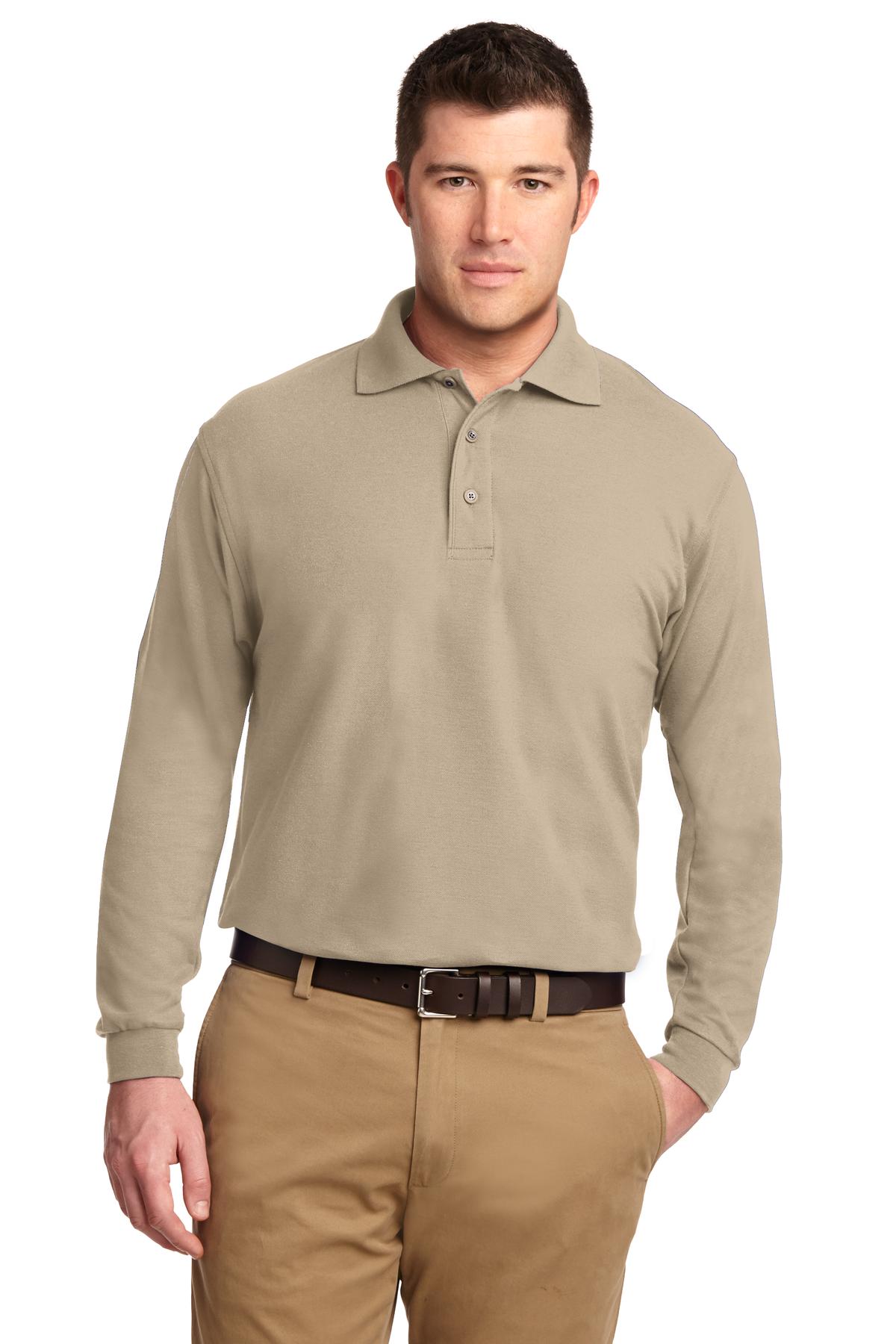 Port Authority Silk Touch Long Sleeve Polo. K500LS 59