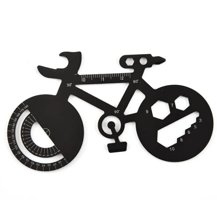 7-in-1 Multi Functional Bicycle Shaped Tool With Bottle Open 2