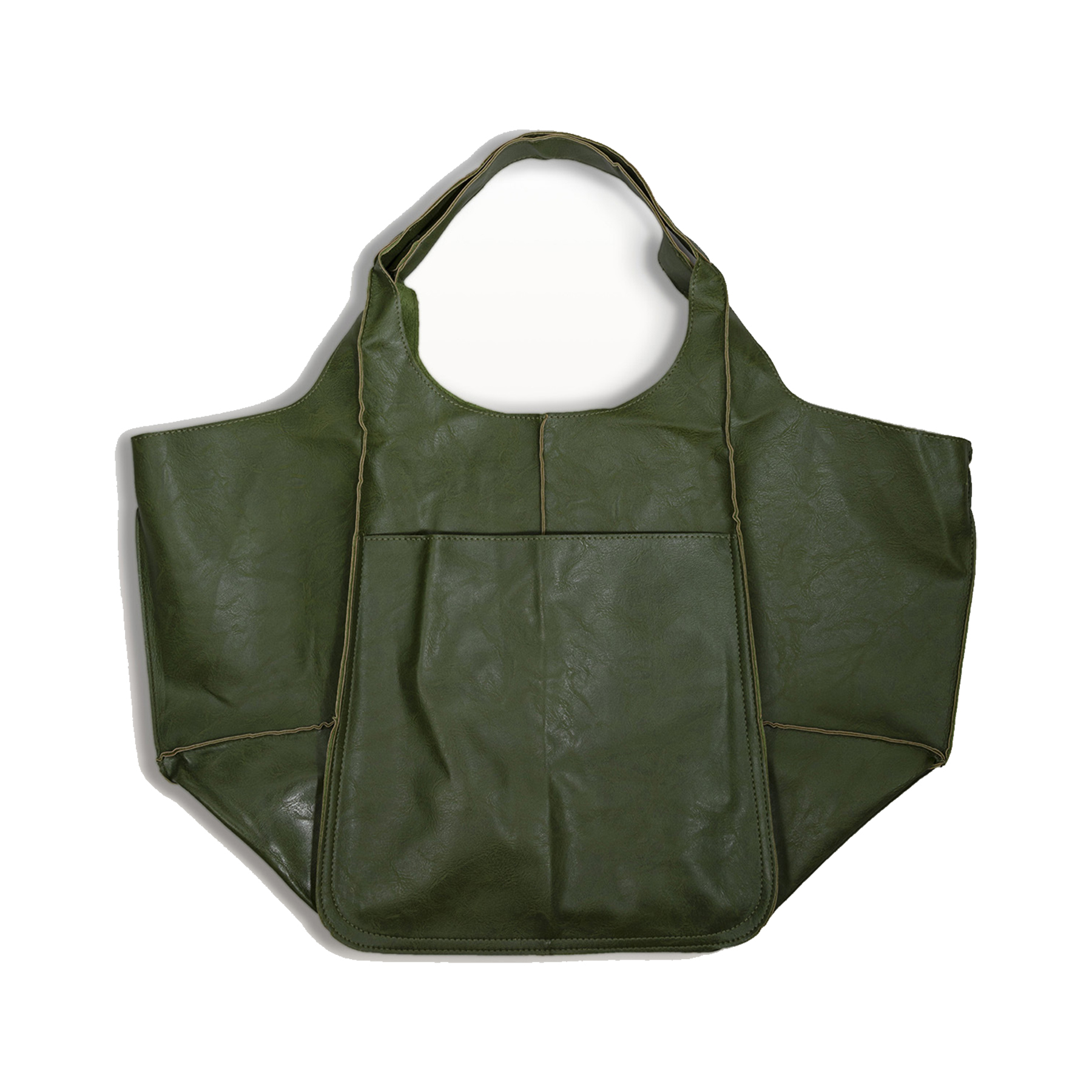 Large PU Leather Satchel Tote Shoulder Bags 7
