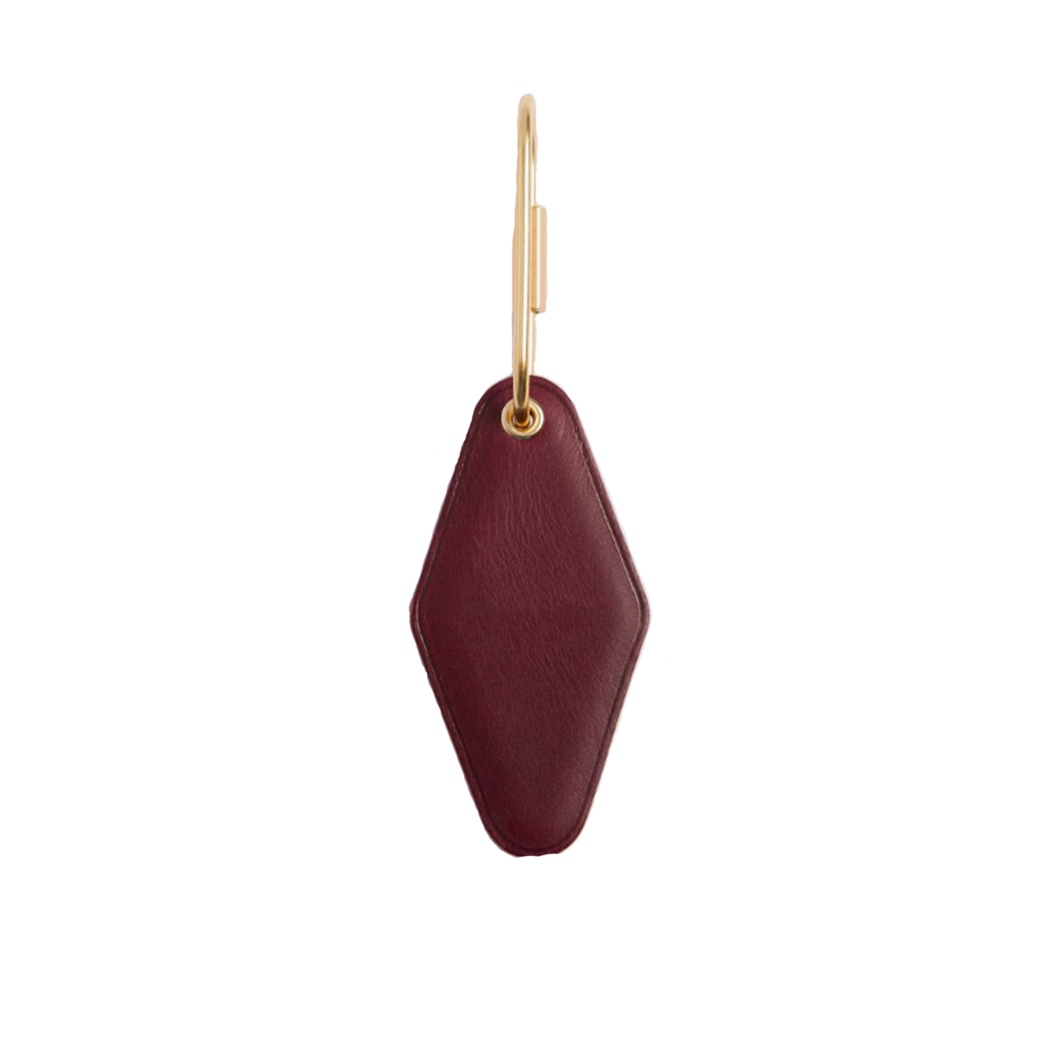 PU Leather Diamond Shaped Keychain 6