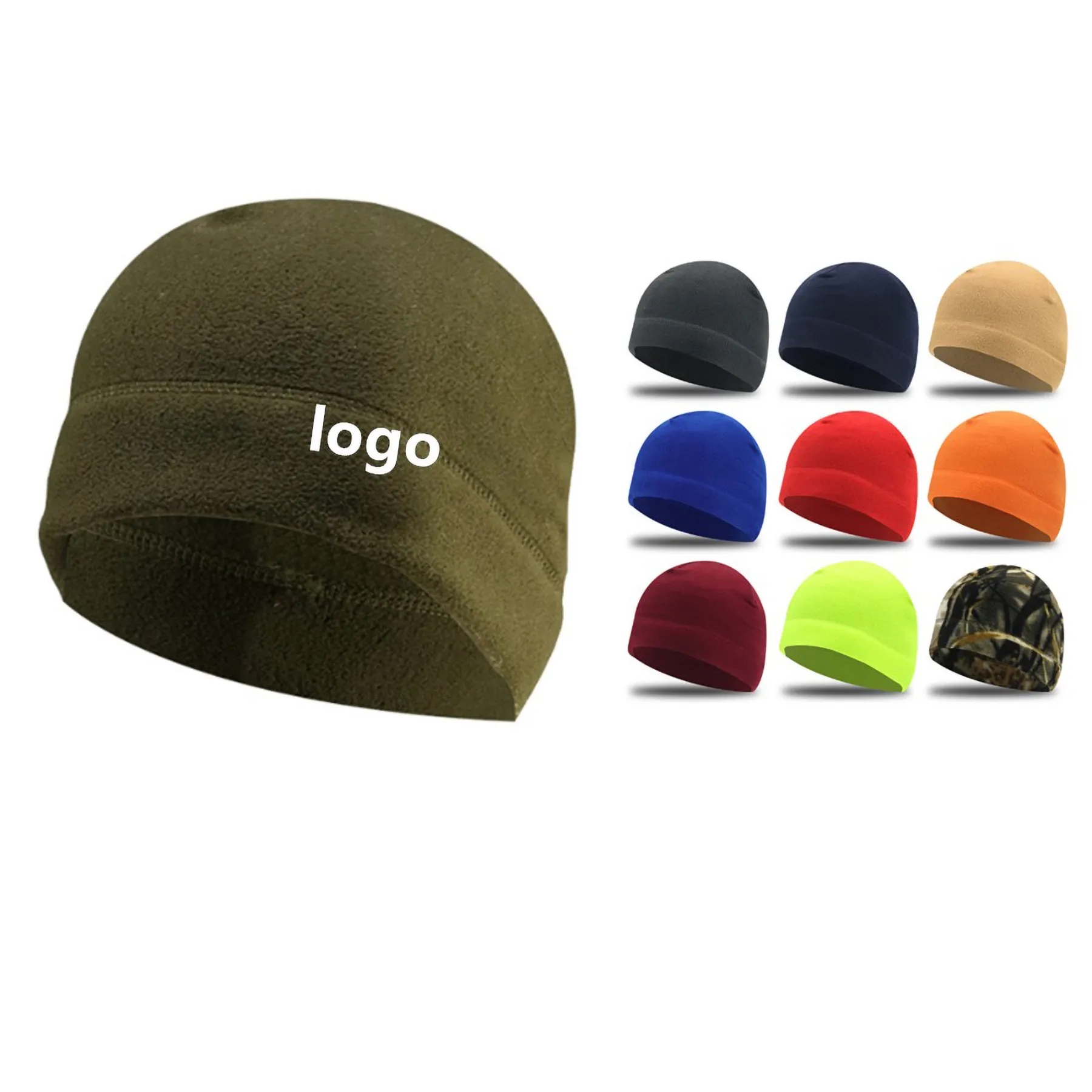 Fleece Beanie Warm Skull Cap 1