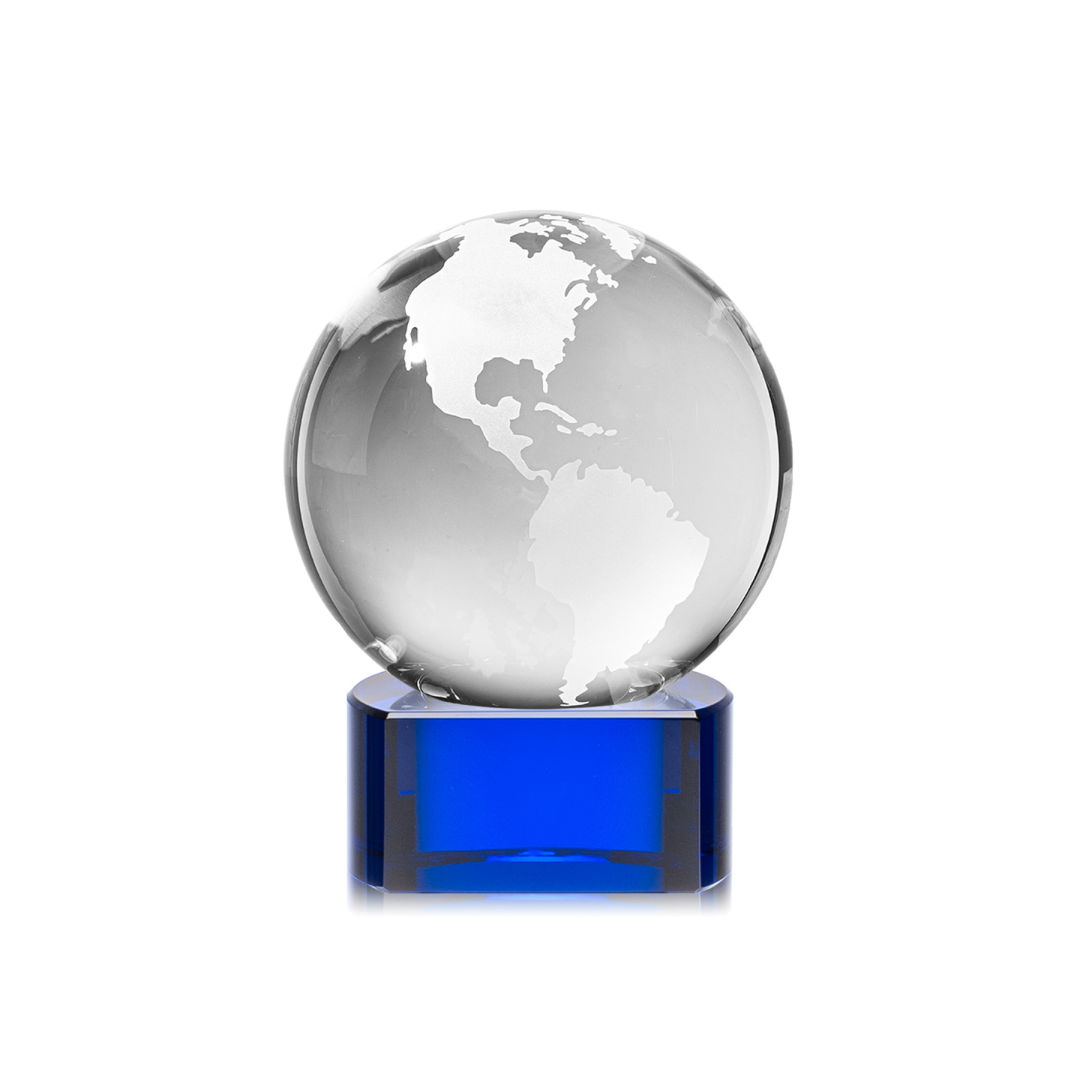 Globe Award on Paragon Base - Blue 19