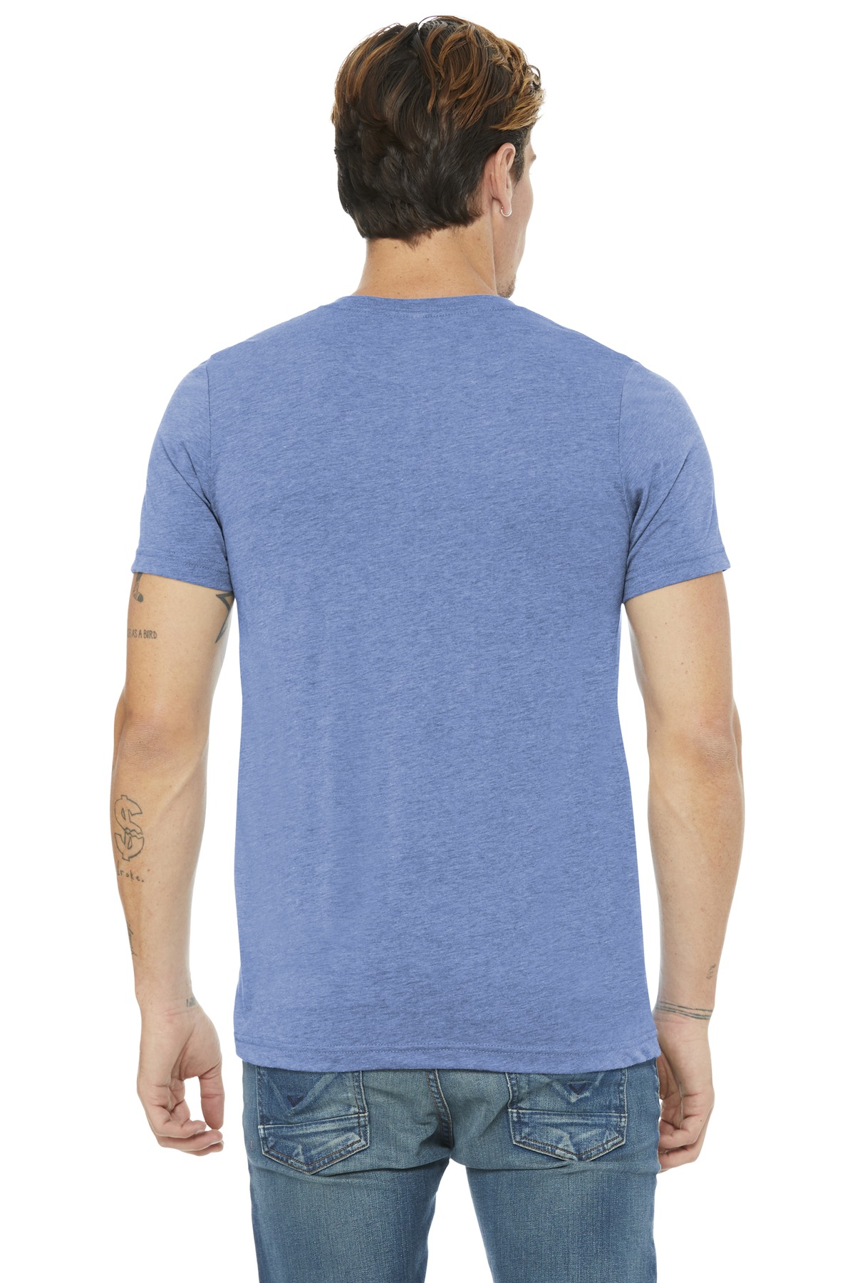 BELLA+CANVAS Unisex Triblend Short Sleeve V-Neck Te. BC3415 43