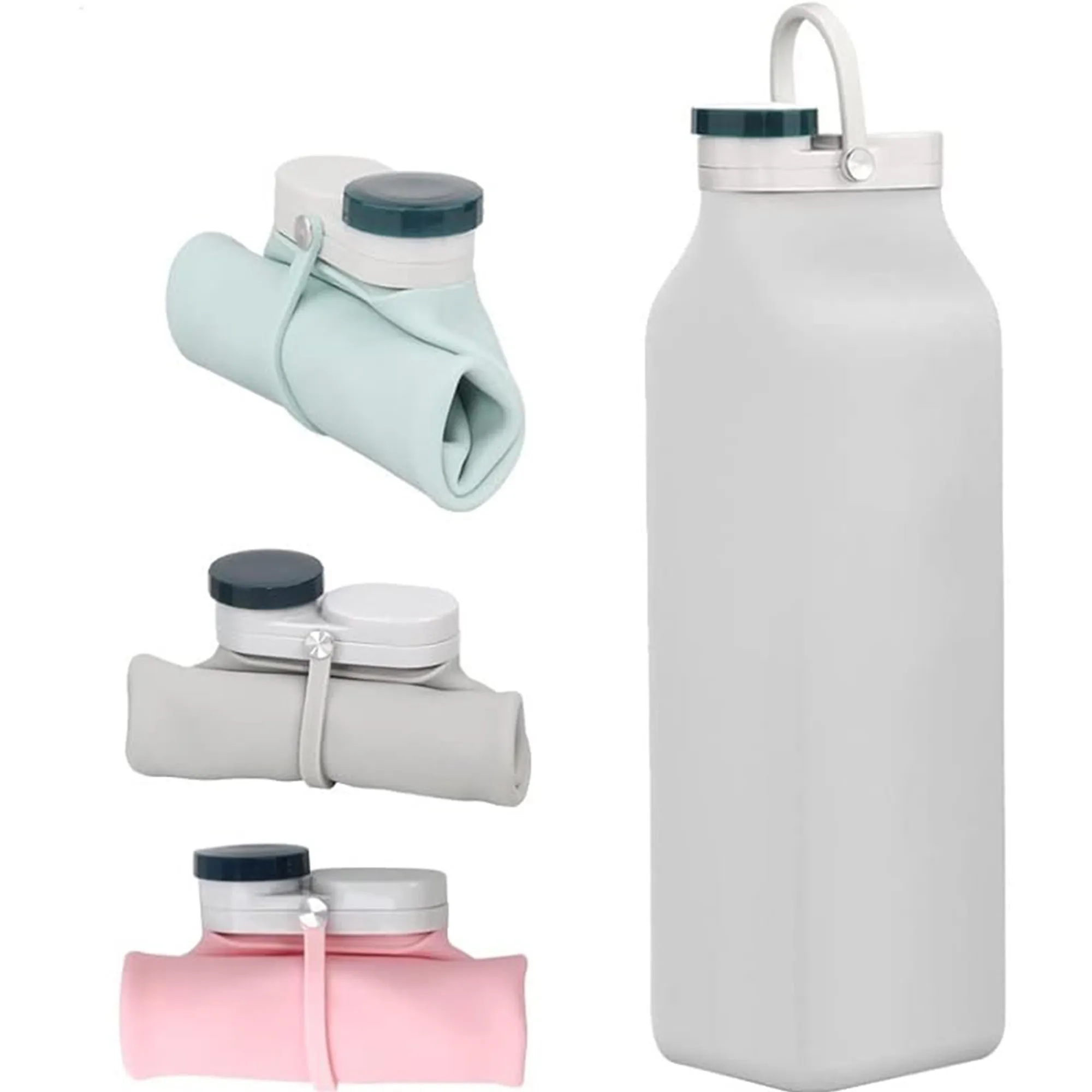 20oz Portable Silicone Folding Water Cup 13