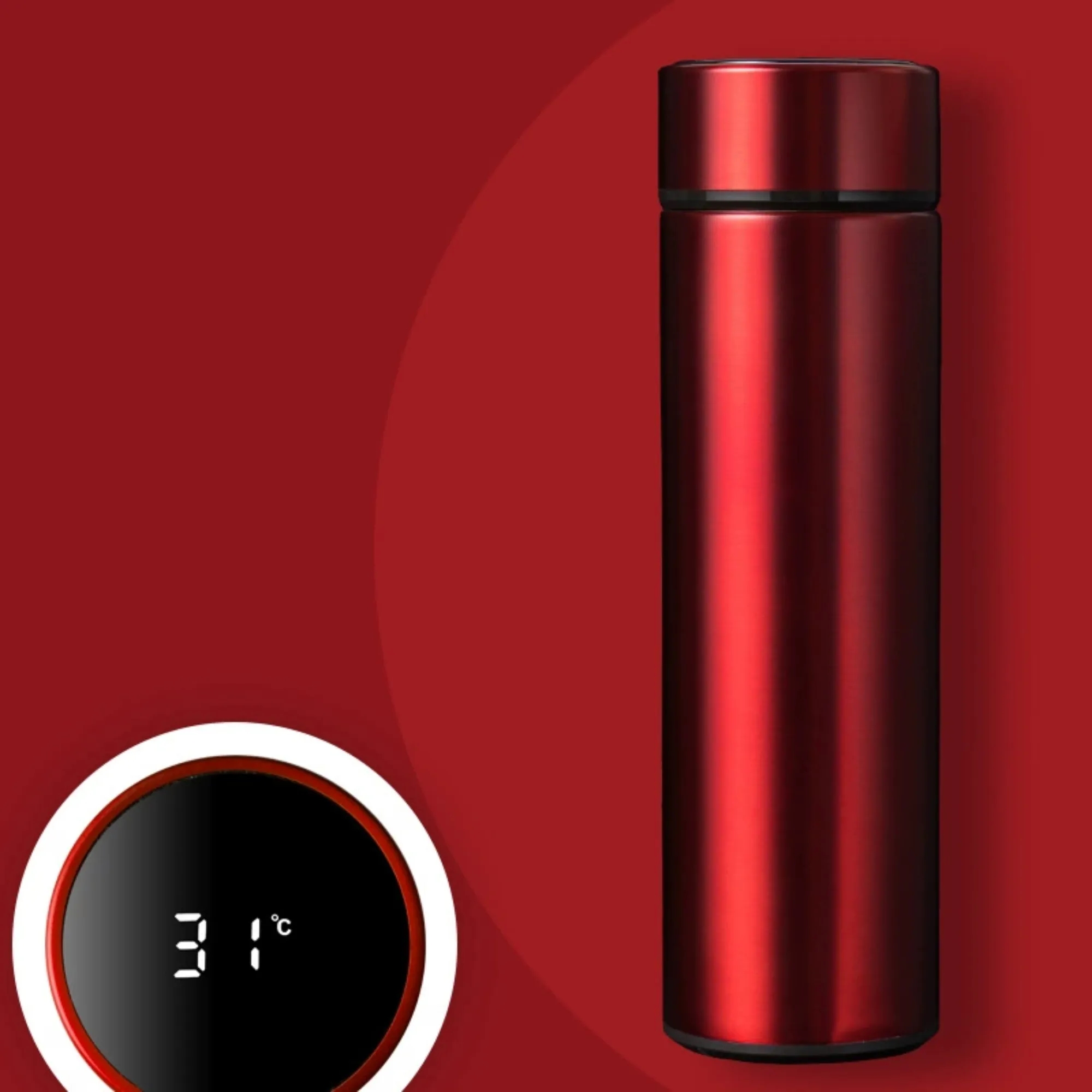 16 OZ Stainless Steel Smart Thermos Cup with LED Temperature 8