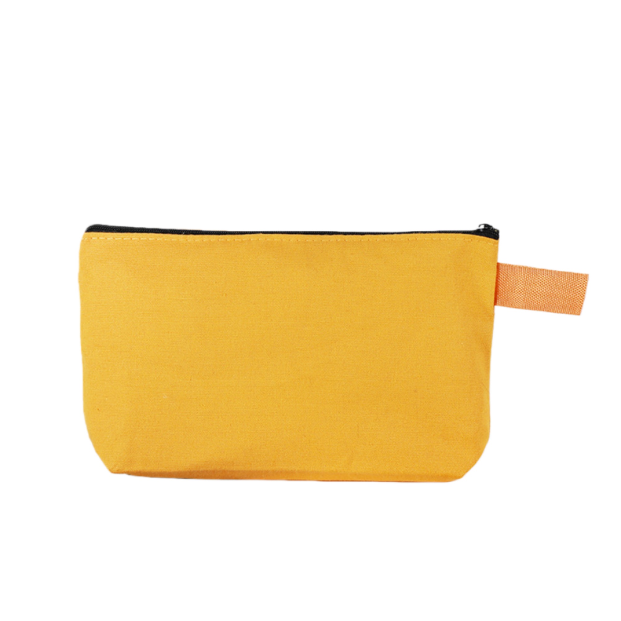 Canvas Cosmetic Makeup Bag with Bottom and Strap 17