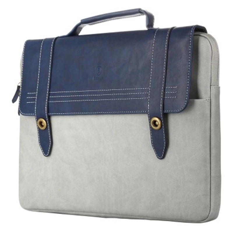 14 Inches Portable Leather Laptop Handbag 3