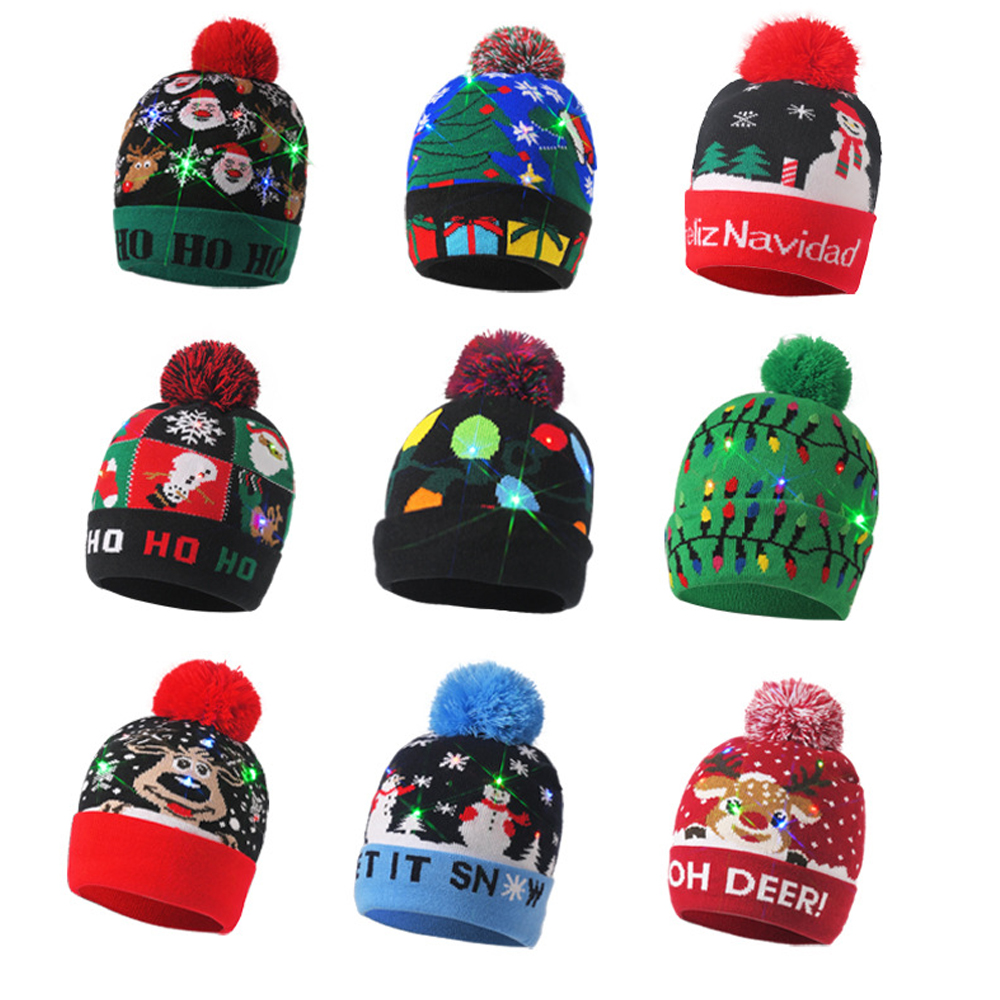Christmas LED Knitted Hat 3