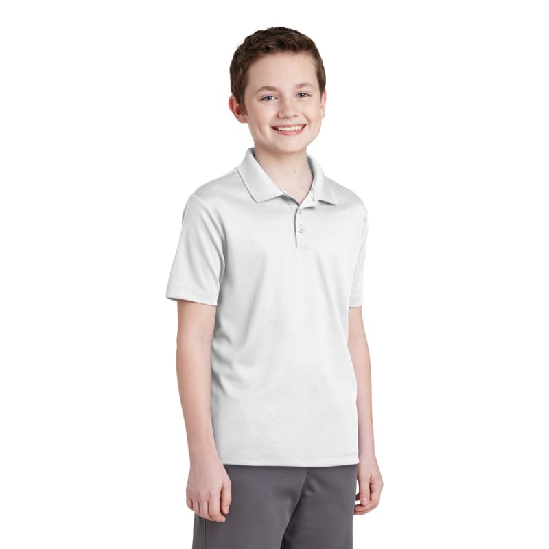 Sport-Tek Youth PosiCharge RacerMesh Polo. 9