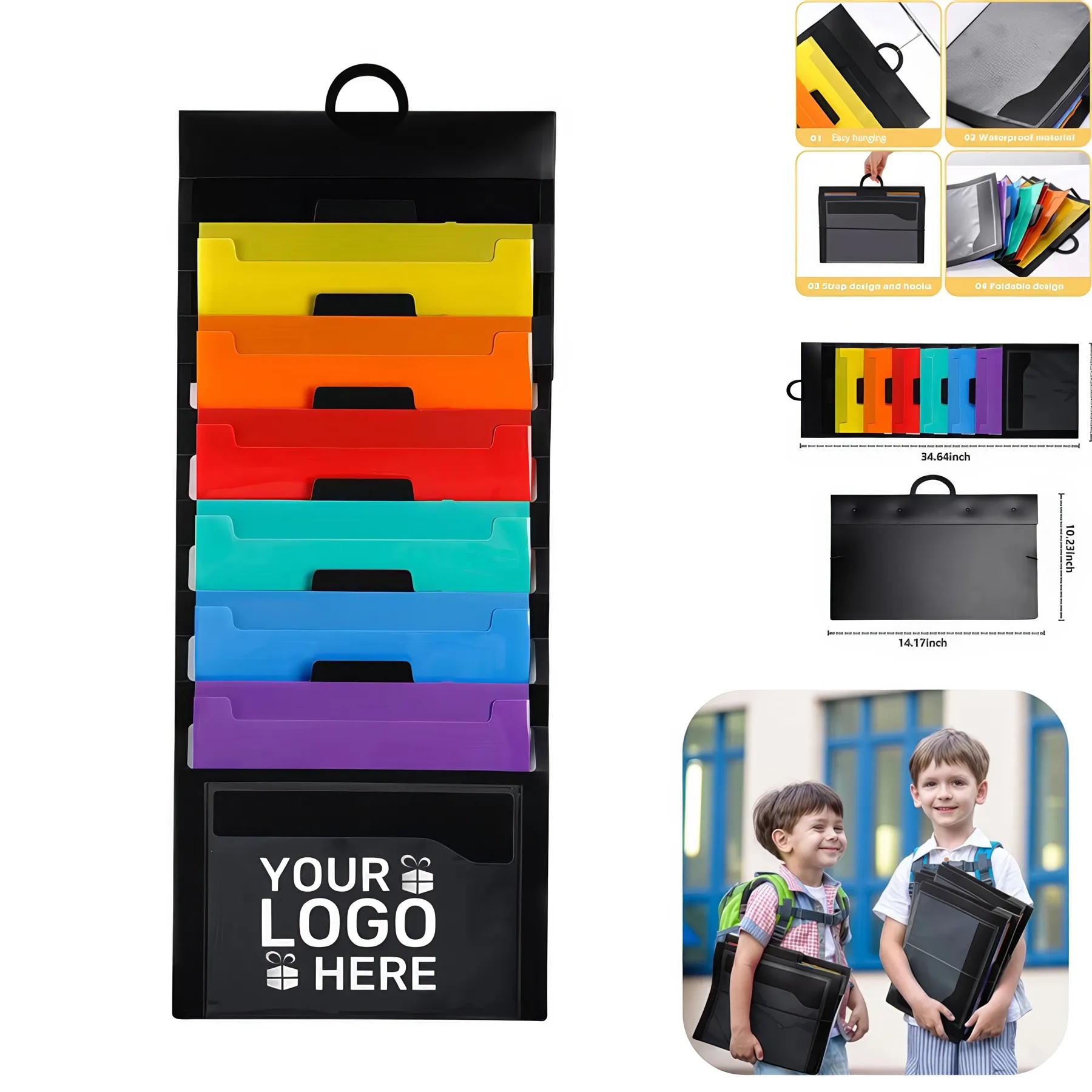 Hanging Multicolor File Folders 2