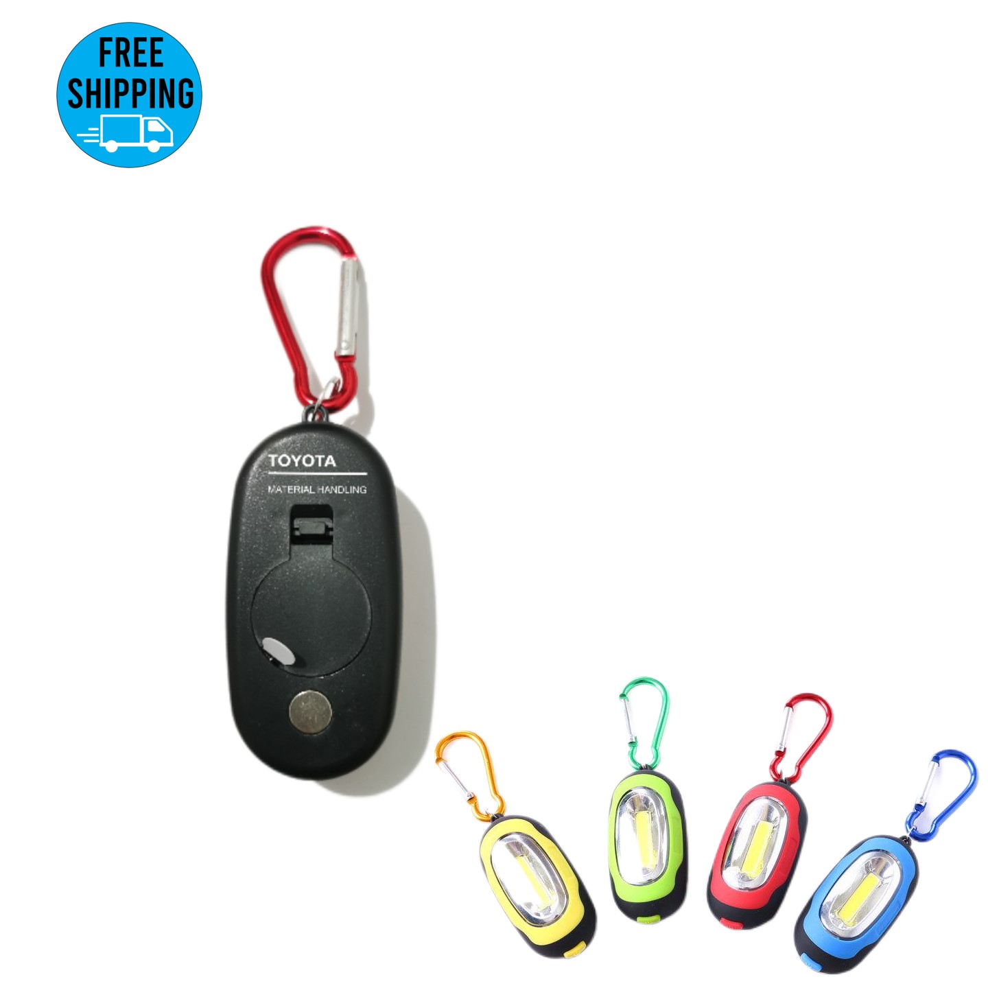 Portable COB Work Light with carabiners& Magnetic 4