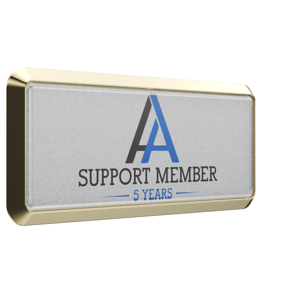 Express Vibraprint® 3" x 1" Rectangle Name Badge Holder 10