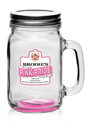 16 oz. Libbey Handle Mason Jars with Lids 8