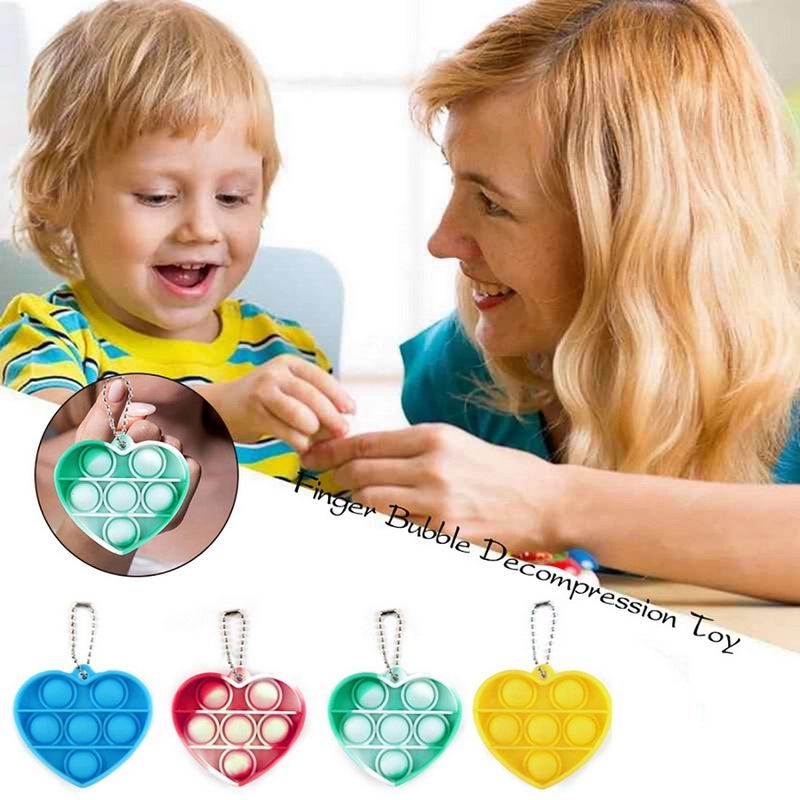 Push Bubble Pops Fidget Sensory Antistress Kids Toy 5