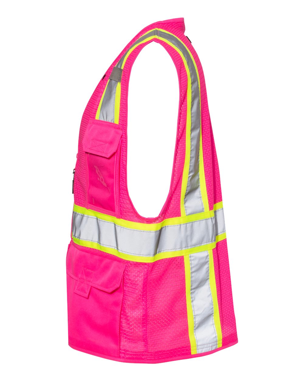 Unisex EV Series® Enhanced Visibility Multi-Pocket Mesh Vest - B100-111 3