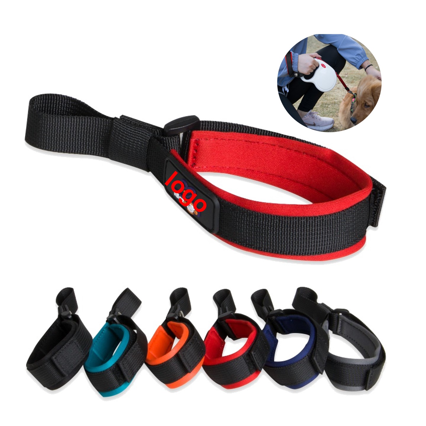 Adjustable Wrist Strap for Retractable Dog Leash 2